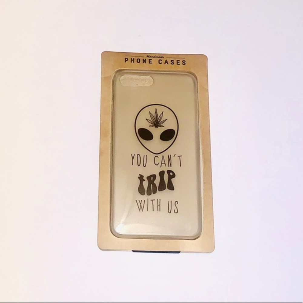Handmade Phone Case “YOU CAN’T TRIP WITH US”